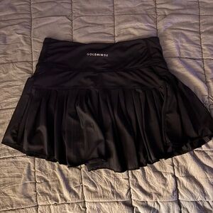 Goldhinge Black Mini Skirt